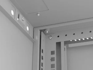 LANBERG 19" RACKOVÁ SKŘÍŇ PRO MONTÁŽ NA STĚNU 6U/540X350 (FLAT PACK) S PROSKLENÝMI DVEŘMI ŠEDÁ - obrázek 2