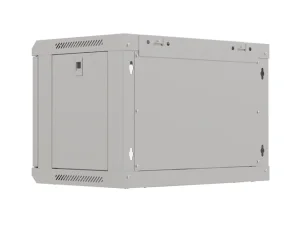 LANBERG 19" RACKOVÁ SKŘÍŇ PRO MONTÁŽ NA STĚNU 6U/540X350 (FLAT PACK) S PROSKLENÝMI DVEŘMI ŠEDÁ - obrázek 7