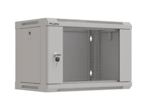 LANBERG 19" RACKOVÁ SKŘÍŇ PRO MONTÁŽ NA STĚNU 6U/540X350 (FLAT PACK) S PROSKLENÝMI DVEŘMI ŠEDÁ - obrázek 10