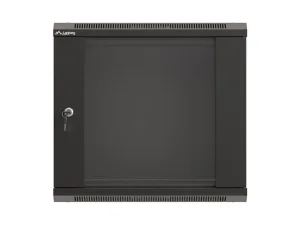 LANBERG 19" RACKOVÁ SKŘÍŇ PRO MONTÁŽ NA STĚNU 9U/540X350 (FLAT PACK) S PROSKLENÝMI DVEŘMI ČERNÁ - obrázek 5