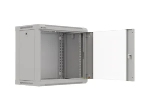 LANBERG 19" RACKOVÁ SKŘÍŇ PRO MONTÁŽ NA STĚNU 9U/540X350 (FLAT PACK) S PROSKLENÝMI DVEŘMI ŠEDÁ - obrázek 6