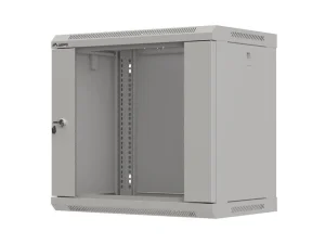 LANBERG 19" RACKOVÁ SKŘÍŇ PRO MONTÁŽ NA STĚNU 9U/540X350 (FLAT PACK) S PROSKLENÝMI DVEŘMI ŠEDÁ