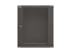 LANBERG 19" RACKOVÁ SKŘÍŇ PRO MONTÁŽ NA STĚNU 12U/540X350 (PLOCHÉ BALENÍ) S PROSKLENÝMI DVEŘMI ČERNÁ - obrázek 4
