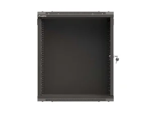 LANBERG 19" RACKOVÁ SKŘÍŇ PRO MONTÁŽ NA STĚNU 12U/540X350 (PLOCHÉ BALENÍ) S PROSKLENÝMI DVEŘMI ČERNÁ - obrázek 6