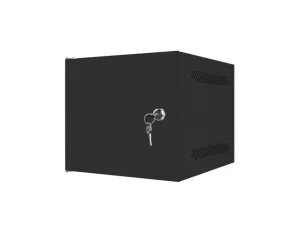 LANBERG RACKOVÁ SKŘÍŇ 10" NÁSTĚNNÁ 4U/280X310 PRO VLASTNÍ MONTÁŽ S KOVOVÝMI DVEŘMI ČERNÁ-FLAT PACK - obrázek 5
