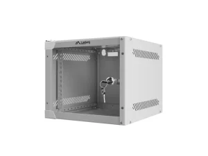 LANBERG RACKOVÁ SKŘÍŇ 10" NÁSTĚNNÁ 4U/280X310 (FLAT PACK) S PROSKLENÝMI DVEŘMI ŠEDÁ - obrázek 3