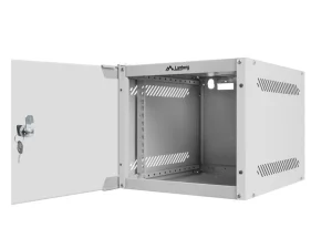 LANBERG RACKOVÁ SKŘÍŇ 10" NÁSTĚNNÁ 4U/280X310 (FLAT PACK) S PROSKLENÝMI DVEŘMI ŠEDÁ - obrázek 5