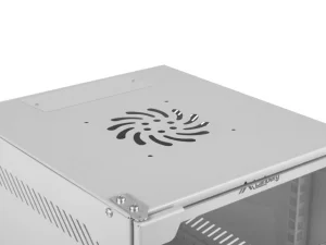 LANBERG RACKOVÁ SKŘÍŇ 10" NÁSTĚNNÁ 6U/280X310 (FLAT PACK) S PROSKLENÝMI DVEŘMI ŠEDÁ - obrázek 2