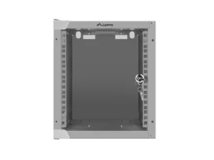 LANBERG RACKOVÁ SKŘÍŇ 10" NÁSTĚNNÁ 6U/280X310 (FLAT PACK) S PROSKLENÝMI DVEŘMI ŠEDÁ - obrázek 4