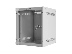 LANBERG RACKOVÁ SKŘÍŇ 10" NÁSTĚNNÁ 6U/280X310 (FLAT PACK) S PROSKLENÝMI DVEŘMI ŠEDÁ - obrázek 5