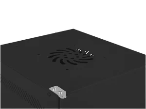 LANBERG RACKOVÁ SKŘÍŇ 10" PRO MONTÁŽ NA STĚNU 6U/280X310 PRO VLASTNÍ MONTÁŽ S KOVOVÝMI DVEŘMI ČERNÁ - obrázek 5