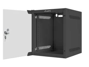 LANBERG RACKOVÁ SKŘÍŇ 10" PRO MONTÁŽ NA STĚNU 6U/280X310 (FLAT PACK) S PROSKLENÝMI DVEŘMI ČERNÁ - obrázek 5