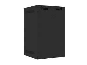 LANBERG RACKOVÁ SKŘÍŇ 10" PRO MONTÁŽ NA STĚNU 9U/280X310 PRO VLASTNÍ MONTÁŽ S KOVOVÝMI DVEŘMI ČERNÁ - obrázek 2