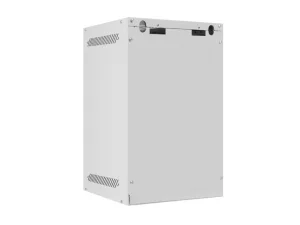 LANBERG RACKOVÁ SKŘÍŇ 10" PRO MONTÁŽ NA STĚNU 9U/280X310 PRO VLASTNÍ MONTÁŽ S KOVOVÝMI DVEŘMI ŠEDÁ - obrázek 5