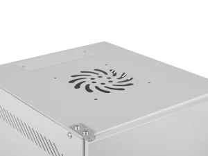 LANBERG RACKOVÁ SKŘÍŇ 10" PRO MONTÁŽ NA STĚNU 9U/280X310 PRO VLASTNÍ MONTÁŽ S KOVOVÝMI DVEŘMI ŠEDÁ - obrázek 6