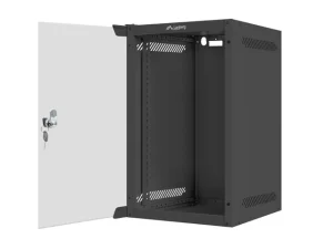 LANBERG RACKOVÁ SKŘÍŇ 10" PRO MONTÁŽ NA STĚNU 9U/280X310 (FLAT PACK) S PROSKLENÝMI DVEŘMI ČERNÁ - obrázek 3