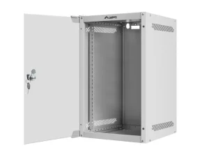 LANBERG RACKOVÁ SKŘÍŇ 10" NÁSTĚNNÁ 9U/280X310 (FLAT PACK) S PROSKLENÝMI DVEŘMI ŠEDÁ - obrázek 4