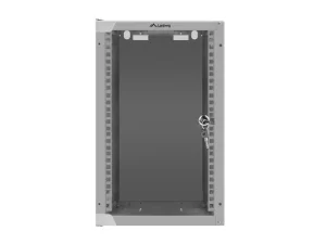 LANBERG RACKOVÁ SKŘÍŇ 10" NÁSTĚNNÁ 9U/280X310 (FLAT PACK) S PROSKLENÝMI DVEŘMI ŠEDÁ - obrázek 6