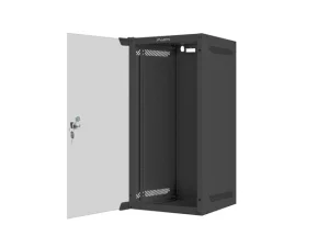 LANBERG RACKOVÁ SKŘÍŇ 10" NÁSTĚNNÁ 12U/280X310 (FLAT PACK) S PROSKLENÝMI DVEŘMI ČERNÁ - obrázek 5
