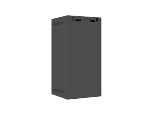 LANBERG RACKOVÁ SKŘÍŇ 10" NÁSTĚNNÁ 12U/280X310 (FLAT PACK) S PROSKLENÝMI DVEŘMI ČERNÁ - obrázek 6