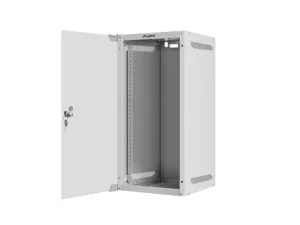 LANBERG RACKOVÁ SKŘÍŇ 10" NÁSTĚNNÁ 12U/280X310 (FLAT PACK) S PROSKLENÝMI DVEŘMI ŠEDÁ - obrázek 4