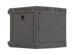 LANBERG RACKOVÁ SKŘÍŇ 10" NÁSTĚNNÁ 4U/300X300 (FLAT PACK) S PROSKLENÝMI DVEŘMI ČERNÁ - obrázek 3