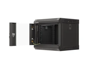 LANBERG RACKOVÁ SKŘÍŇ 10" NÁSTĚNNÁ 4U/300X300 (FLAT PACK) S PROSKLENÝMI DVEŘMI ČERNÁ - obrázek 7