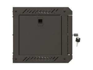 LANBERG RACKOVÁ SKŘÍŇ 10" NÁSTĚNNÁ 4U/300X300 (FLAT PACK) S PROSKLENÝMI DVEŘMI ČERNÁ - obrázek 8