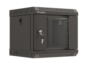 LANBERG RACKOVÁ SKŘÍŇ 10" NÁSTĚNNÁ 4U/300X300 (FLAT PACK) S PROSKLENÝMI DVEŘMI ČERNÁ - obrázek 9