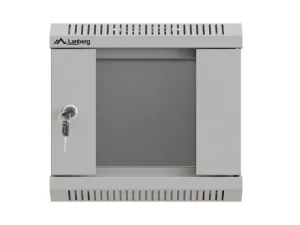 LANBERG RACKOVÁ SKŘÍŇ 10" NÁSTĚNNÁ 4U/300X300 (FLAT PACK) S PROSKLENÝMI DVEŘMI ŠEDÁ - obrázek 2