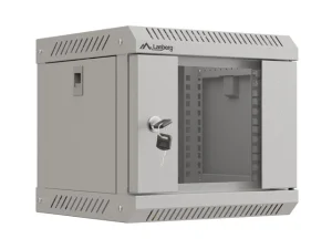 LANBERG RACKOVÁ SKŘÍŇ 10" NÁSTĚNNÁ 4U/300X300 (FLAT PACK) S PROSKLENÝMI DVEŘMI ŠEDÁ - obrázek 6