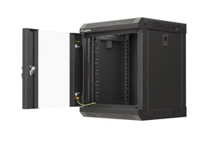LANBERG RACKOVÁ SKŘÍŇ 10" PRO MONTÁŽ NA STĚNU 6U/300X300 (FLAT PACK) S PROSKLENÝMI DVEŘMI ČERNÁ - obrázek 13