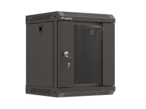 LANBERG RACKOVÁ SKŘÍŇ 10" PRO MONTÁŽ NA STĚNU 6U/300X300 (FLAT PACK) S PROSKLENÝMI DVEŘMI ČERNÁ - obrázek 9