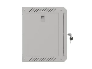 LANBERG RACKOVÁ SKŘÍŇ 10" NÁSTĚNNÁ 6U/300X300 (FLAT PACK) S PROSKLENÝMI DVEŘMI ŠEDÁ - obrázek 4
