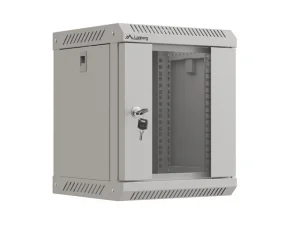 LANBERG RACKOVÁ SKŘÍŇ 10" NÁSTĚNNÁ 6U/300X300 (FLAT PACK) S PROSKLENÝMI DVEŘMI ŠEDÁ - obrázek 8
