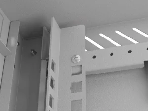 LANBERG RACKOVÁ SKŘÍŇ 10" NÁSTĚNNÁ 6U/300X300 (FLAT PACK) S PROSKLENÝMI DVEŘMI ŠEDÁ - obrázek 10