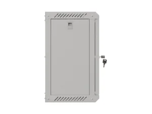 LANBERG RACKOVÁ SKŘÍŇ 10" NÁSTĚNNÁ 9U/300X300 (FLAT PACK) S PROSKLENÝMI DVEŘMI ŠEDÁ - obrázek 7