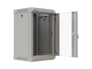 LANBERG RACKOVÁ SKŘÍŇ 10" NÁSTĚNNÁ 9U/300X300 (FLAT PACK) S PROSKLENÝMI DVEŘMI ŠEDÁ - obrázek 9