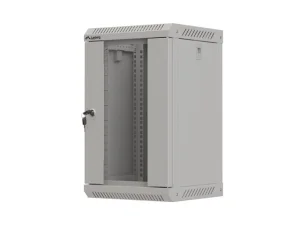 LANBERG RACKOVÁ SKŘÍŇ 10" NÁSTĚNNÁ 9U/300X300 (FLAT PACK) S PROSKLENÝMI DVEŘMI ŠEDÁ