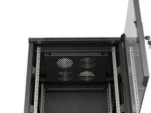 LANBERG INSTALAČNÍ RACK 19" 15U 600X600 ČERNÉ SKLENĚNÉ DVEŘE (PLOCHÉ BALENÍ) - obrázek 7