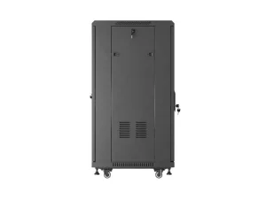 LANBERG INSTALAČNÍ SKŘÍŇOVÝ ROZVADĚČ 19" 22U 600X600 ČERNÉ SKLENĚNÉ DVEŘE (PLOCHÉ BALENÍ) - obrázek 2