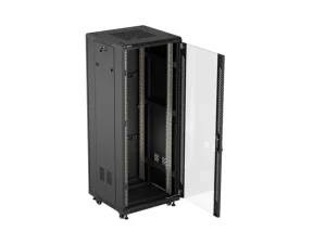 LANBERG 19" VOLNĚ STOJÍCÍ RACKOVÁ SKŘÍŇ 32U/600X600 (FLAT PACK) S PROSKLENÝMI DVEŘMI ČERNÁ - obrázek 13