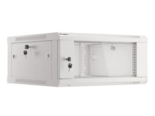 LANBERG RACKOVÁ SKŘÍŇ 19" PRO MONTÁŽ NA STĚNU 4U/600X600 (FLAT PACK) V2 ŠEDÁ