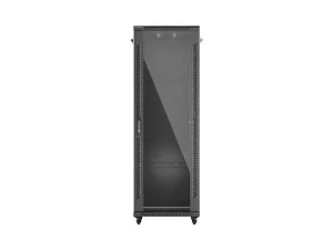 LANBERG 19" VOLNĚ STOJÍCÍ RACKOVÁ SKŘÍŇ 37U/600X600 (FLAT PACK) S PROSKLENÝMI DVEŘMI ČERNÁ - obrázek 2