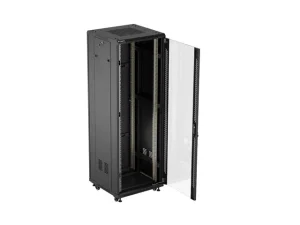 LANBERG 19" VOLNĚ STOJÍCÍ RACKOVÁ SKŘÍŇ 37U/600X600 (FLAT PACK) S PROSKLENÝMI DVEŘMI ČERNÁ - obrázek 5