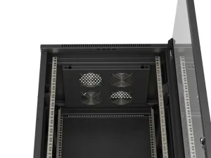 LANBERG 19" VOLNĚ STOJÍCÍ RACKOVÁ SKŘÍŇ 37U/600X600 (FLAT PACK) S PROSKLENÝMI DVEŘMI ČERNÁ - obrázek 9