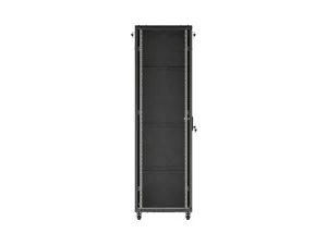 LANBERG INSTALAČNÍ SKŘÍŇOVÝ ROZVADĚČ 19" 42U 600X1000 ČERNÉ SKLENĚNÉ DVEŘE (PLOCHÉ BALENÍ) - obrázek 11