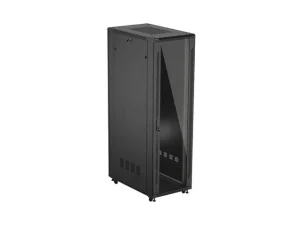 LANBERG INSTALAČNÍ SKŘÍŇOVÝ ROZVADĚČ 19" 42U 600X1000 ČERNÉ SKLENĚNÉ DVEŘE (PLOCHÉ BALENÍ) - obrázek 5
