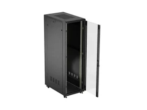 LANBERG INSTALAČNÍ SKŘÍŇOVÝ ROZVADĚČ 19" 42U 600X1000 ČERNÉ SKLENĚNÉ DVEŘE (PLOCHÉ BALENÍ) - obrázek 7