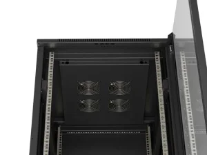 LANBERG 19" VOLNĚ STOJÍCÍ RACKOVÁ SKŘÍŇ 42U/600X800 (FLAT PACK) S PROSKLENÝMI DVEŘMI ČERNÁ - obrázek 13